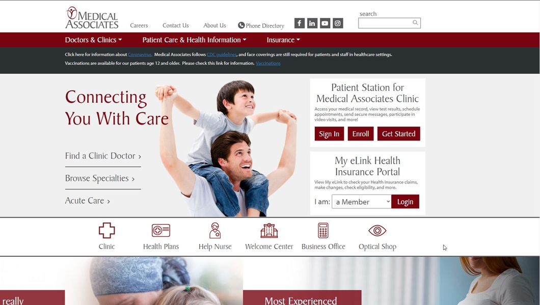 Corporate Customer Website
